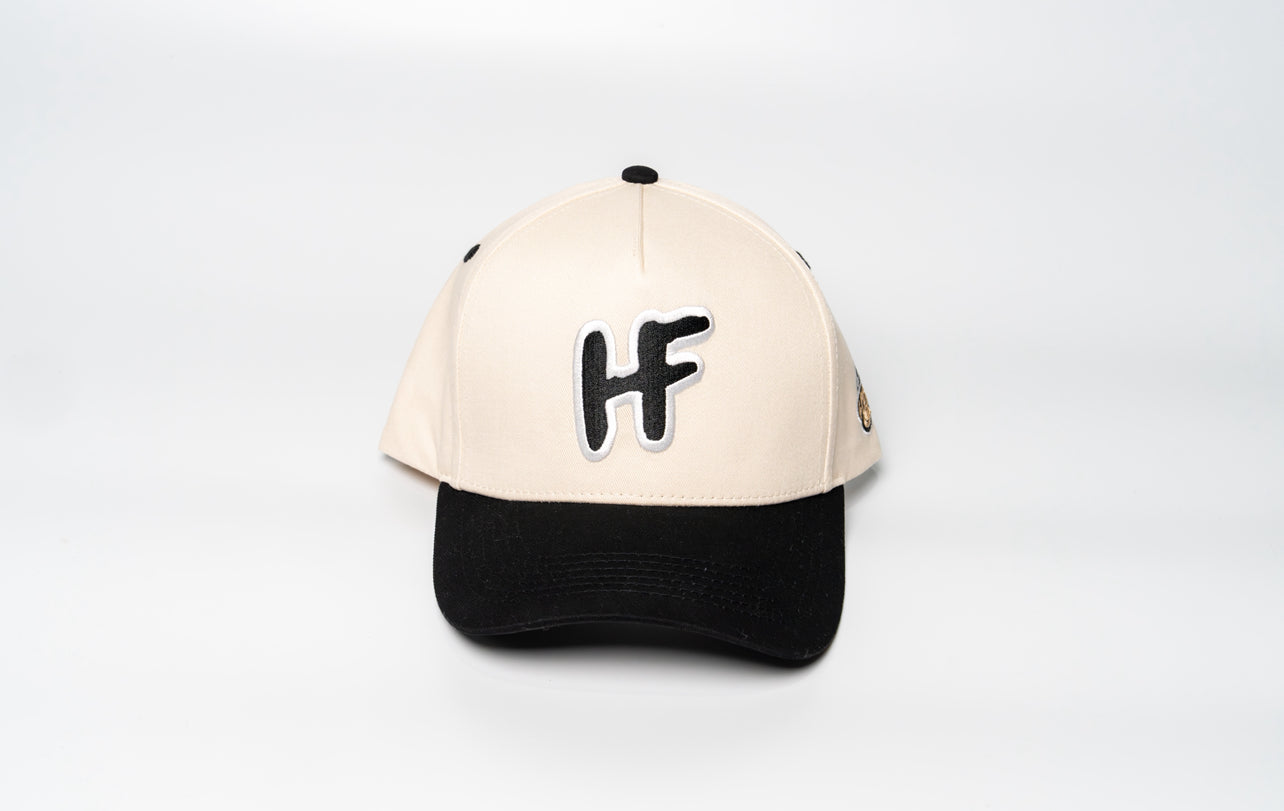 "HF" Two-Tone Black A-Frame