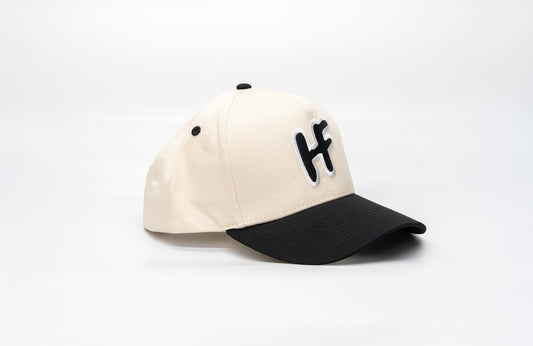 "HF" Two-Tone Black A-Frame
