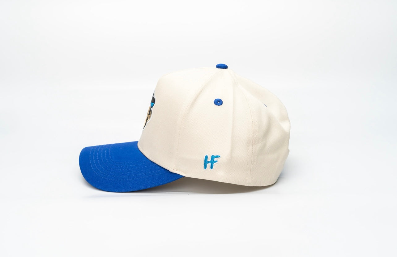 "APE" Two-Tone Blue A-Frame