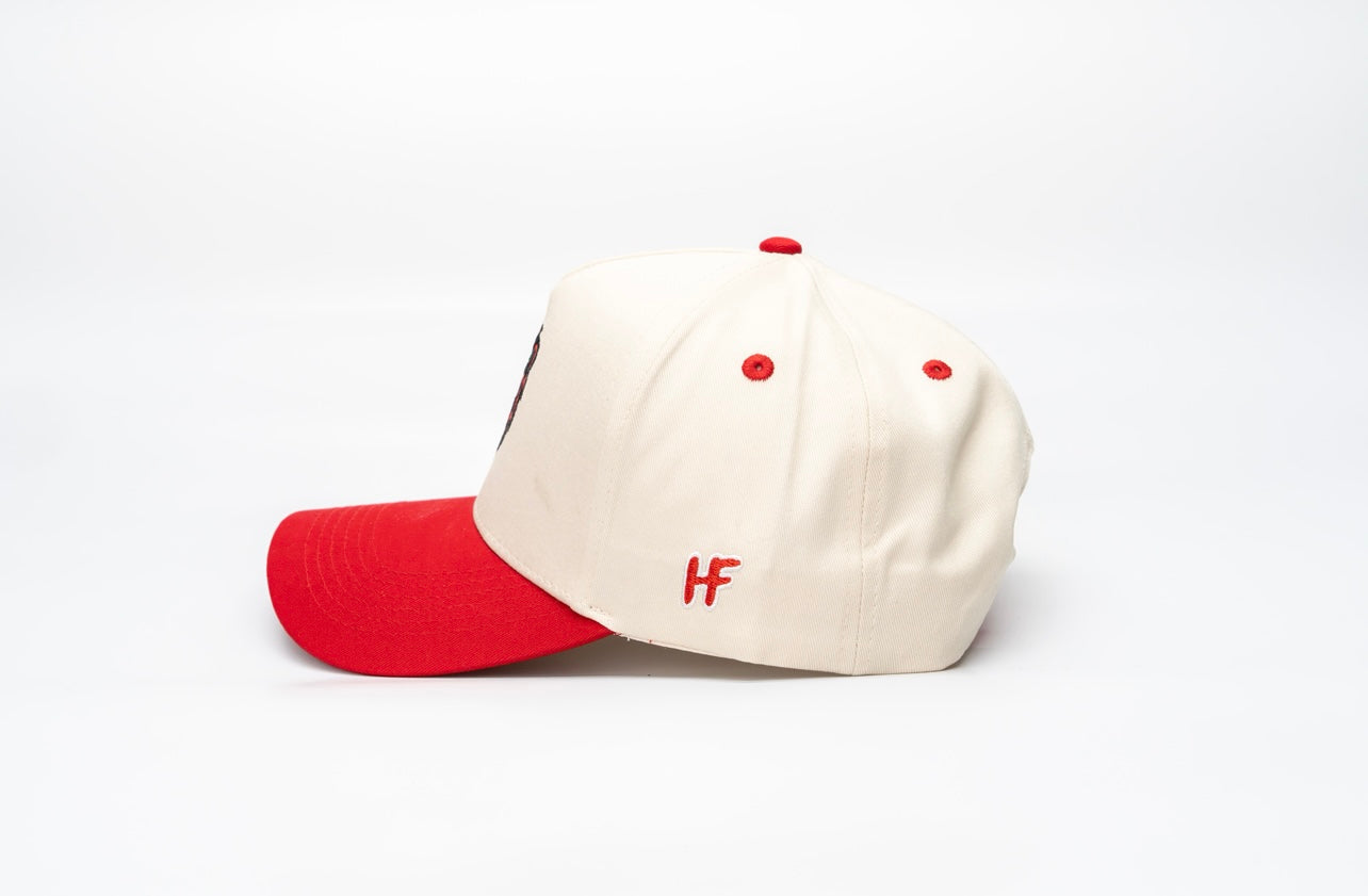 “Lion” Two-Tone Red A-Frame
