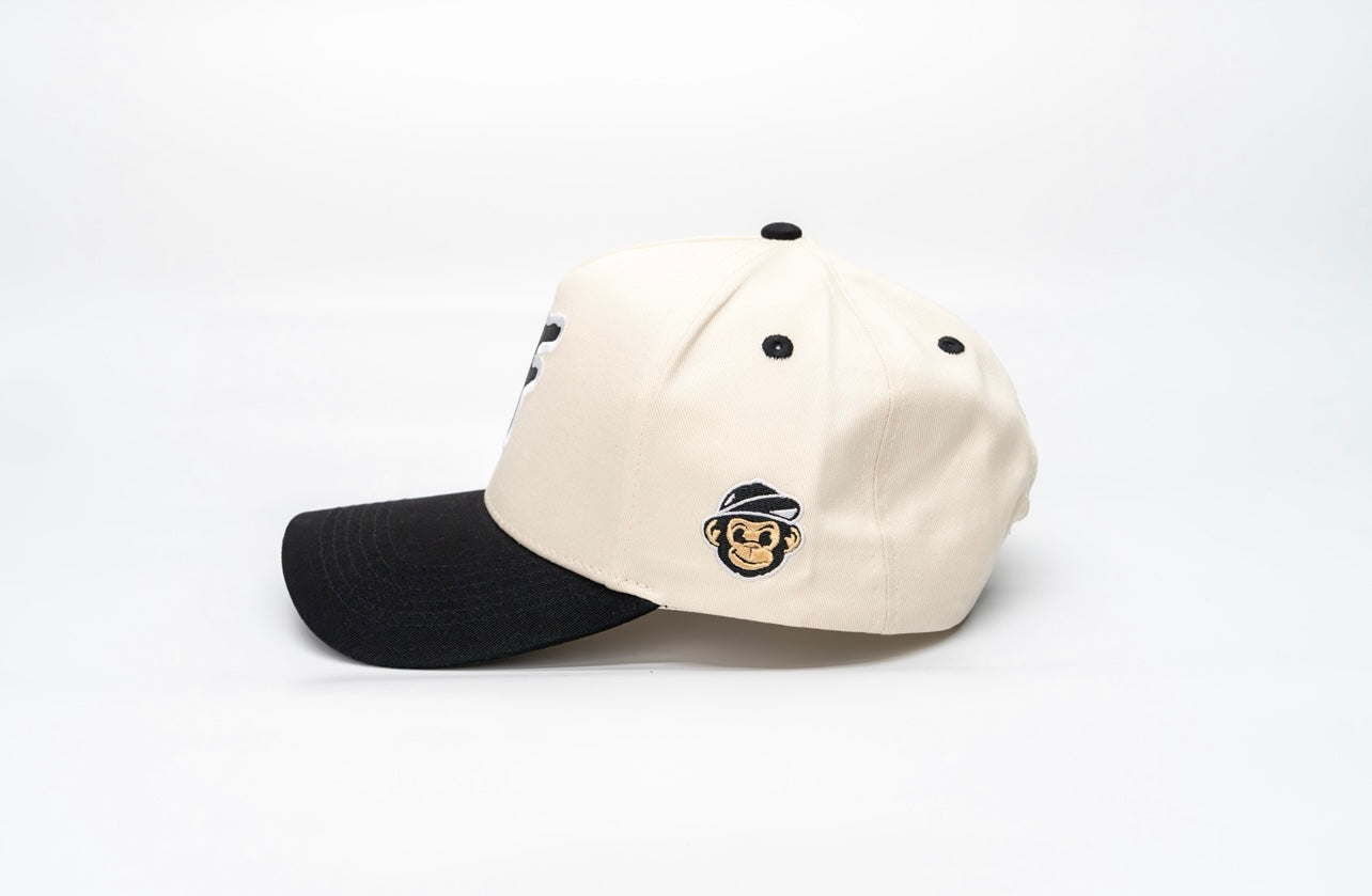 "HF" Two-Tone Black A-Frame