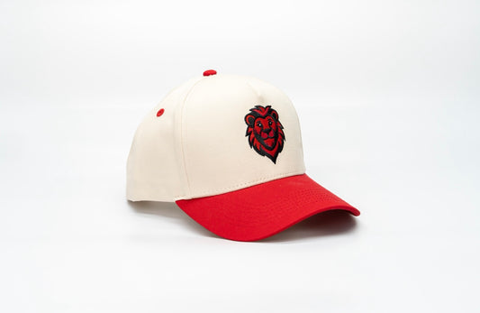 “Lion” Two-Tone Red A-Frame