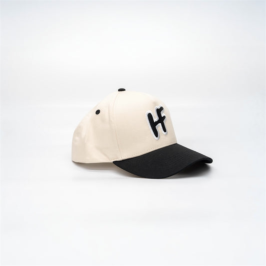 "HF" Two-Tone Black A-Frame