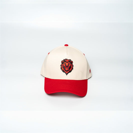 “Lion” Two-Tone Red A-Frame