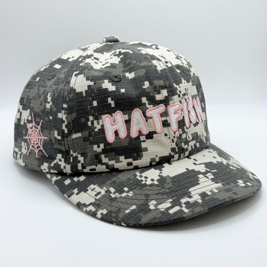 DigiCamo+Pink Widow Short Brim 6-Panel