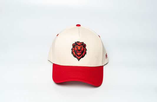 “Lion” Two-Tone Red A-Frame