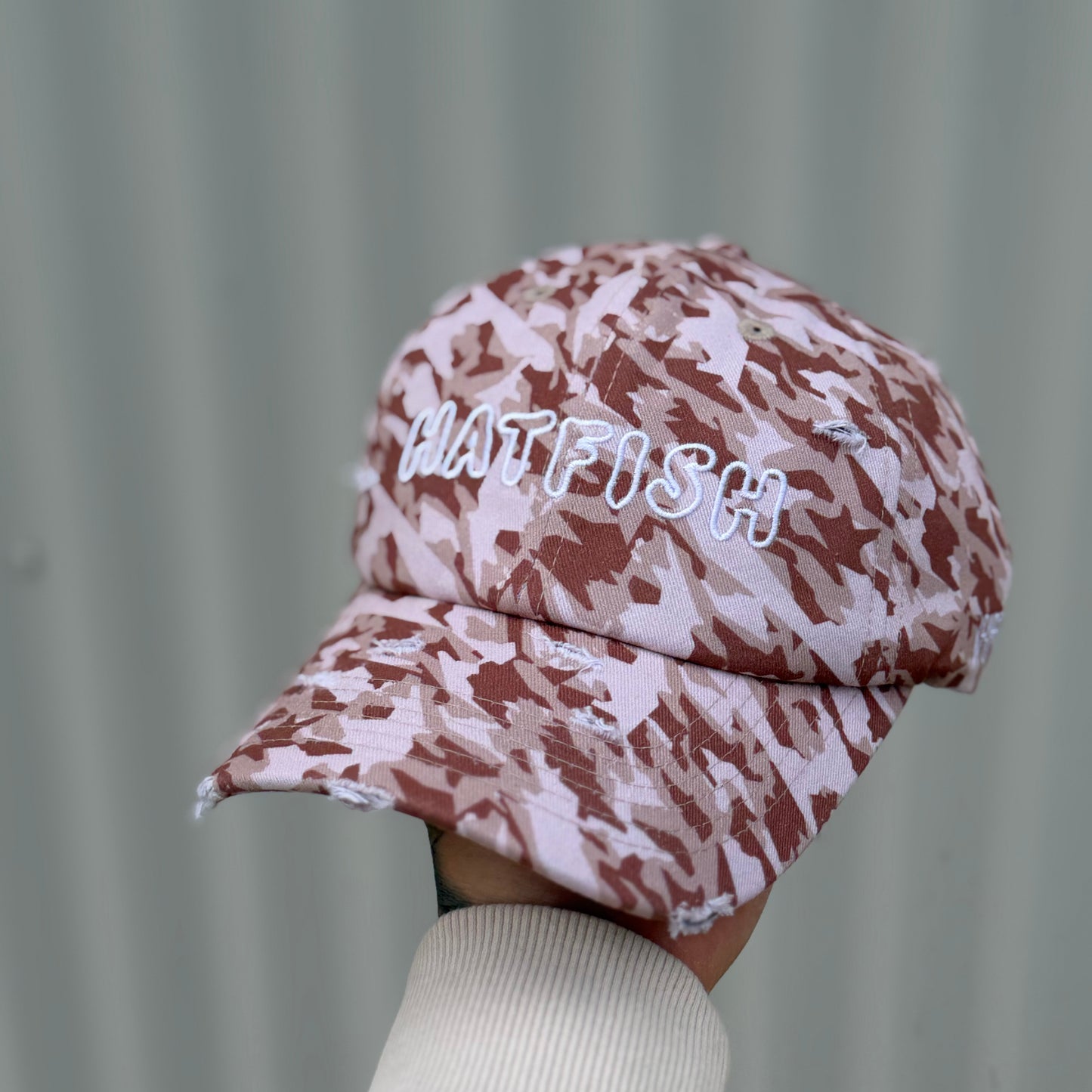 Distressed Desert Storm Casual Cap