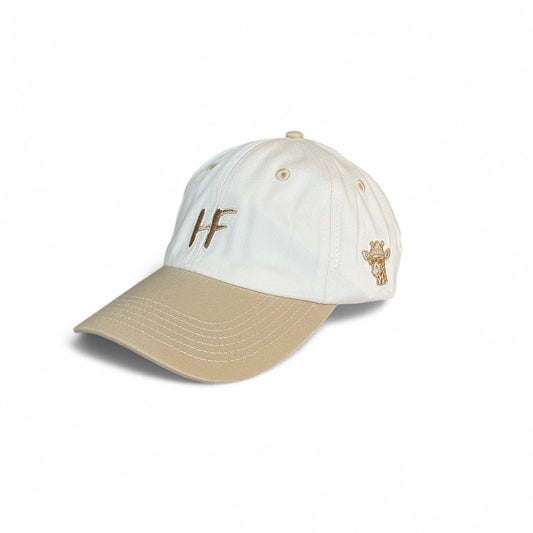 "HF" Two-Tone Tan Casual Cap